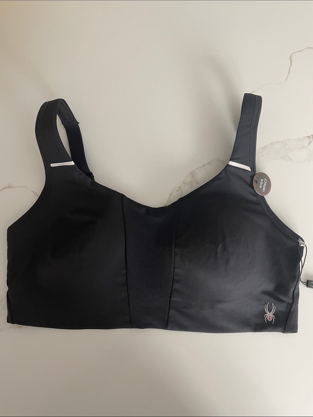 Spyder Black High-Support Sports Bra - Women Intimates & Sleepwear